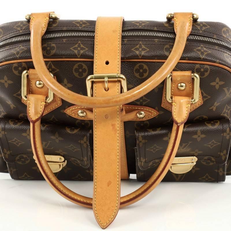 Louis Vuitton Manhattan Handbag Monogram Canvas GM 4