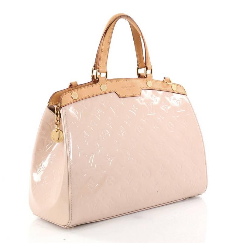 Louis Vuitton Brea Handbag Monogram Vernis MM In Fair Condition In NY, NY