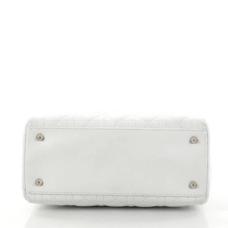 Christian Dior Lady Dior Handbag Cannage Quilt Lambskin Medium 1