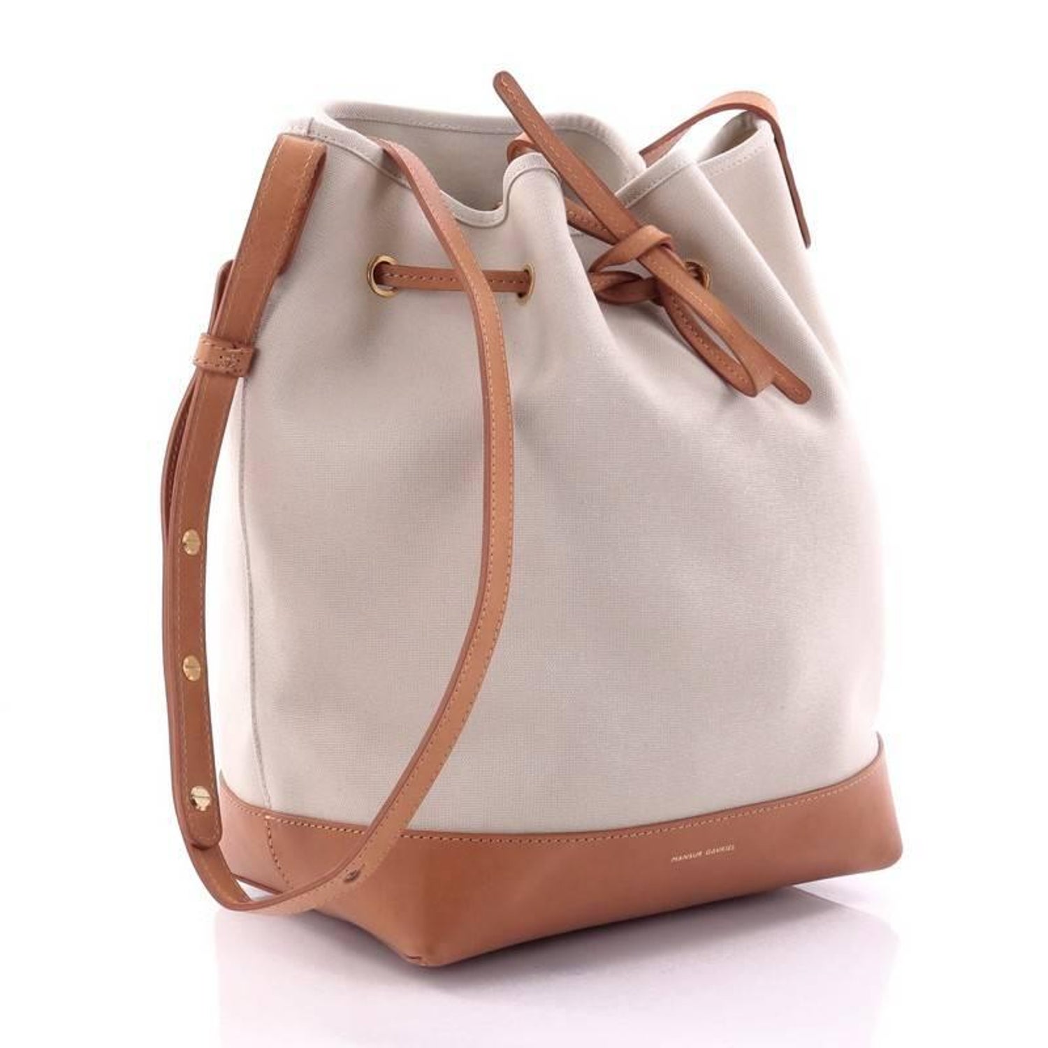 Mansur Gavriel Bucket Bag Canvas Large At 1stdibs
