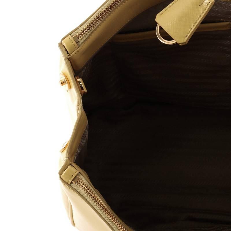 Prada Double Zip Lux Tote Saffiano Leather Medium 3