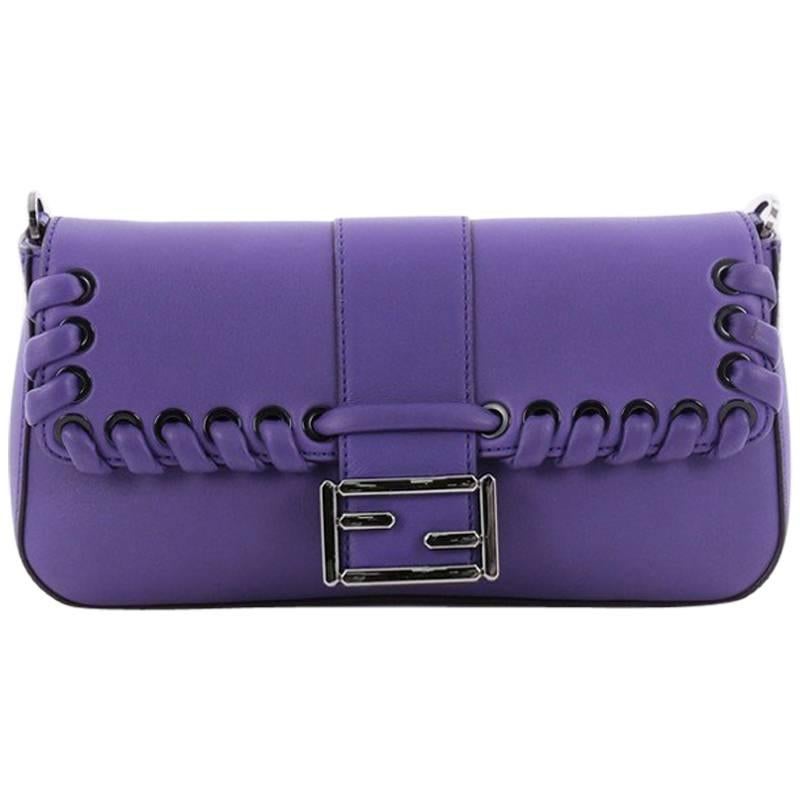Fendi Baguette Whipstitch Leather