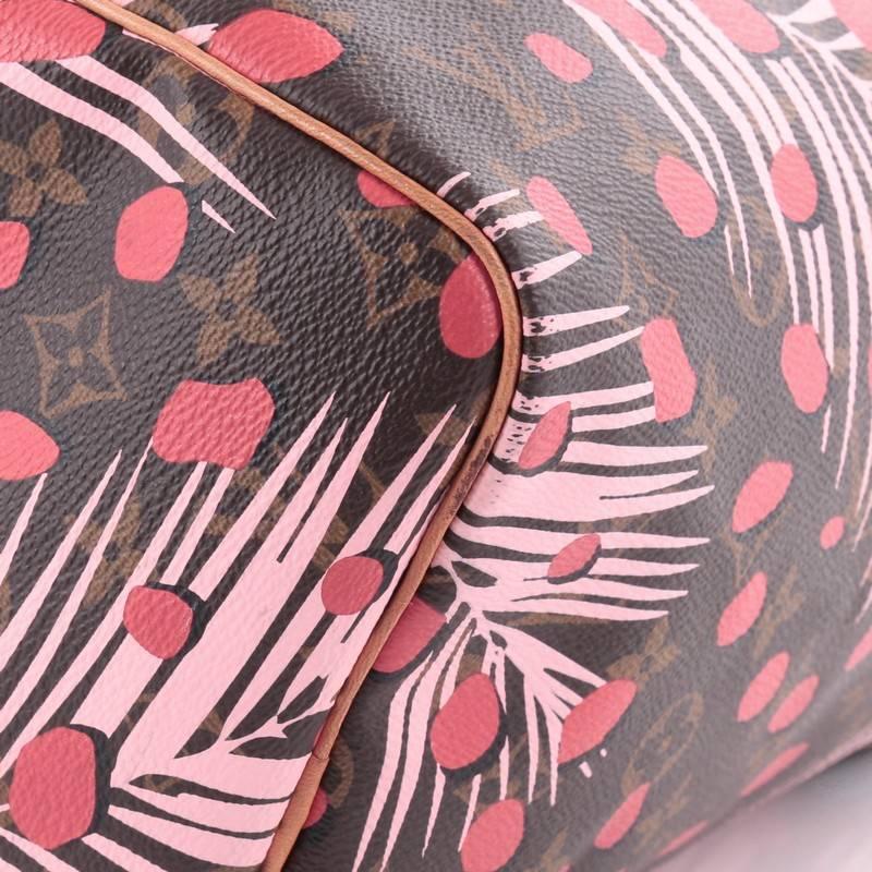 Louis Vuitton Speedy Handbag Limited Edition Monogram Jungle 30 3