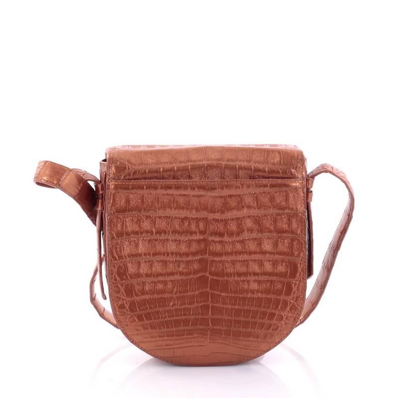 Women's or Men's Nancy Gonzalez Origami Crocodile Mini Crossbody Bag 