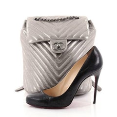 Chanel Urban Spirit Backpack Iridescent Chevron Calfskin Small