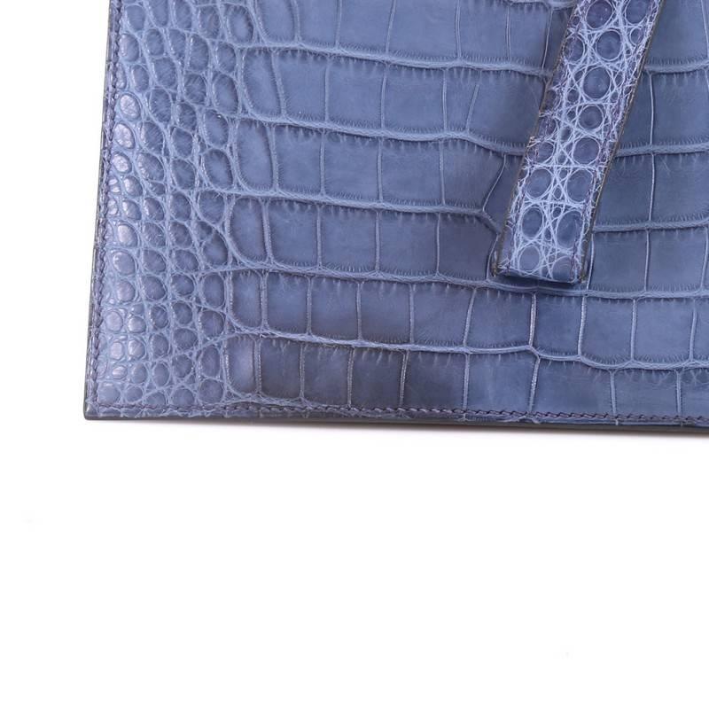Hermes Bearn Wallet Matte Alligator Long 3