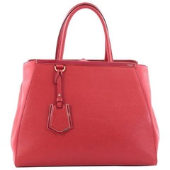 Fendi 2Jours Medium Leather Handbag