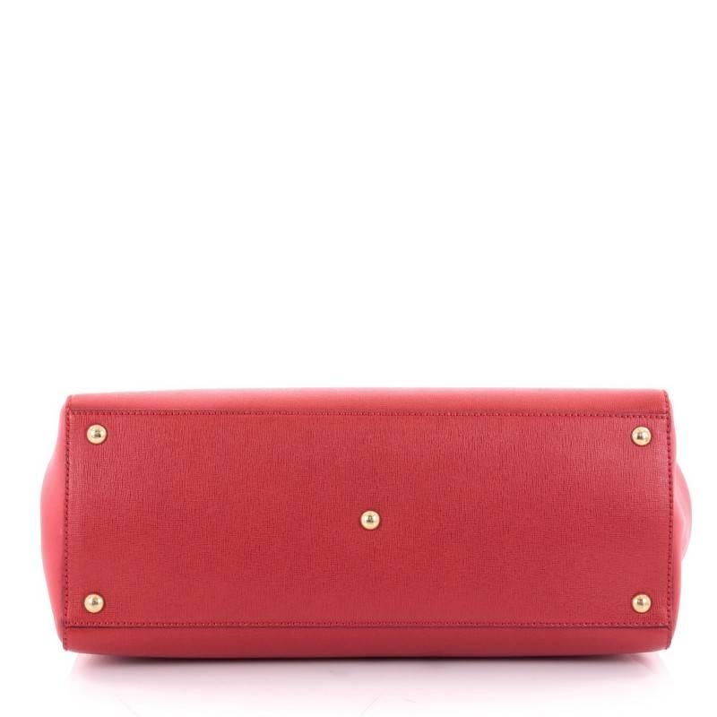 Women's Fendi 2Jours Medium Leather Handbag 