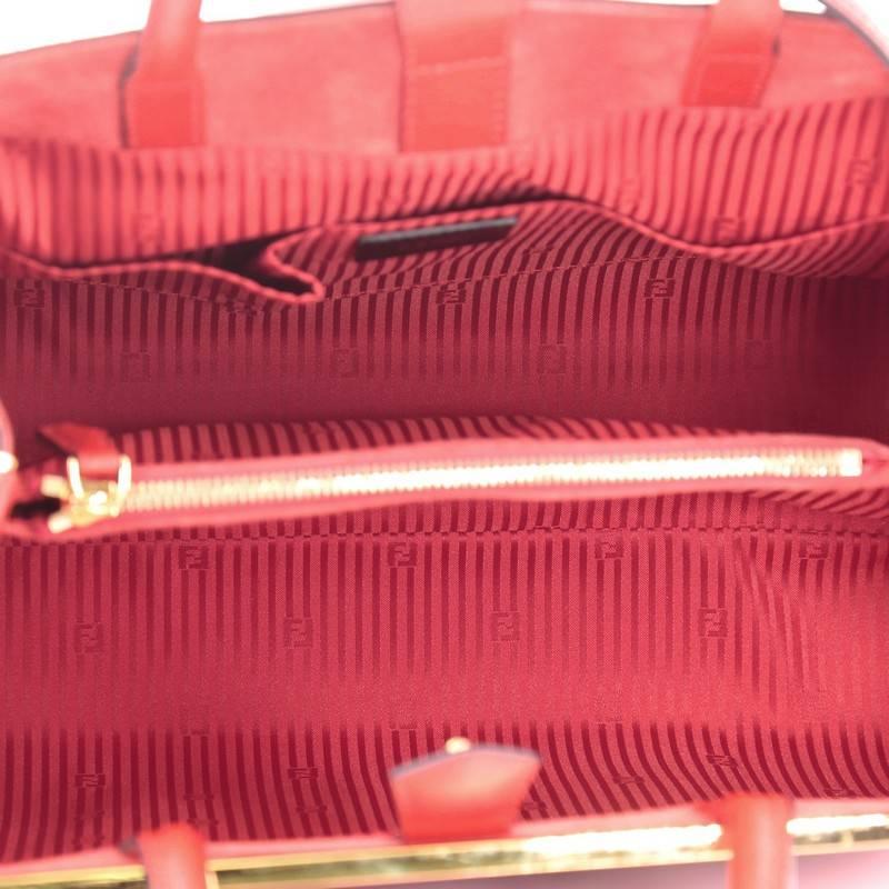 Fendi 2Jours Medium Leather Handbag  1