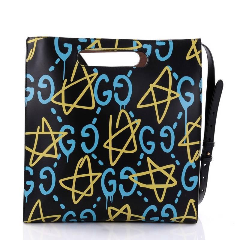 Gucci ghost leather tote top