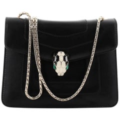  Bvlgari Serpenti Forever Shoulder Bag Leather Small