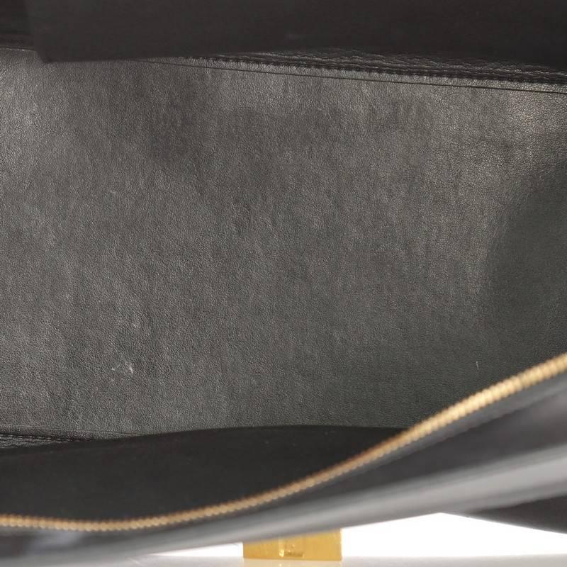 Celine Tricolor Trapeze Handbag Suede Medium 5
