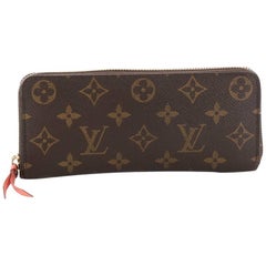 Louis Vuitton Clemence Monogram Canvas Wallet 