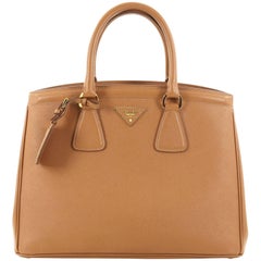 Prada Parabole Handbag Saffiano Leather Medium