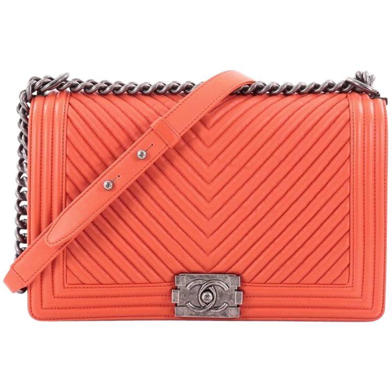 Chanel Boy Flap Bag Chevron Calfskin New Medium at 1stDibs chanel boy chevron medium, chevron