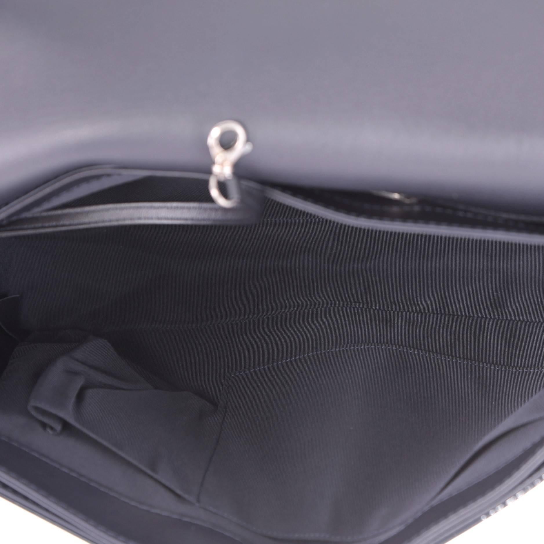 Chanel Reverso Boy Flap Bag Patent Large 2