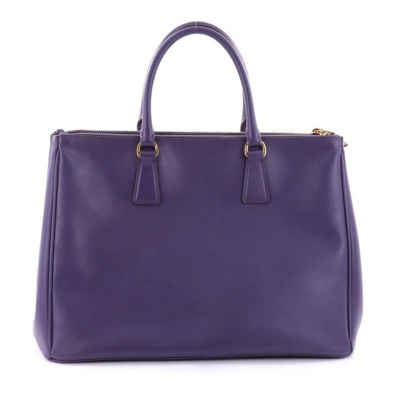 Women's or Men's Prada Double Zip Lux Tote Saffiano Leather Large
