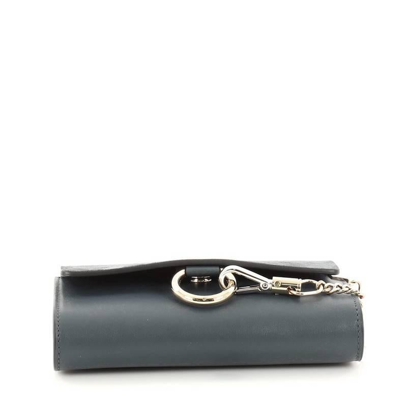 Women's Chloe Faye Shoulder Bag Leather and Suede Mini