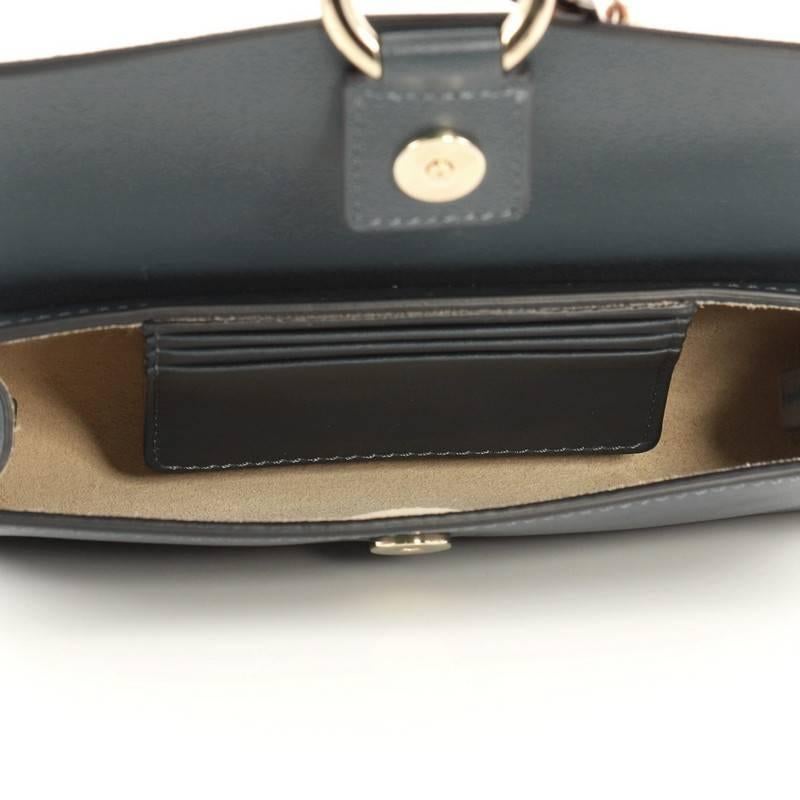 Chloe Faye Shoulder Bag Leather and Suede Mini 1