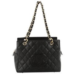 Chanel Petite Timeless Tote Quilted Caviar