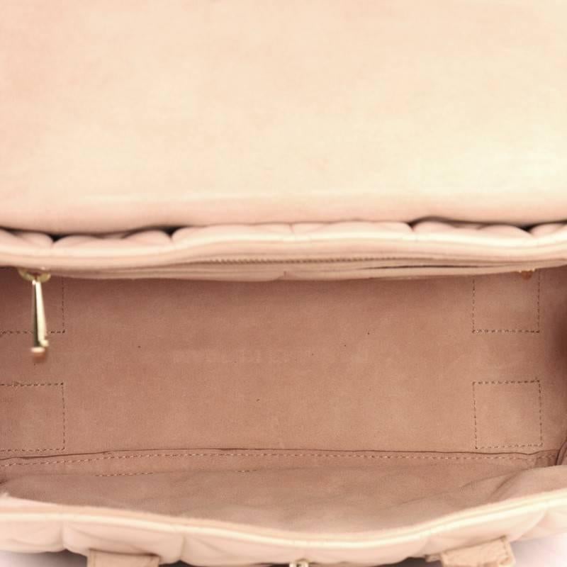 Mulberry Cara Delevingne Convertible Backpack Quilted Leather Medium In Good Condition In NY, NY