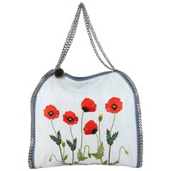 Stella McCartney Falabella Tote Embroidered Denim Small