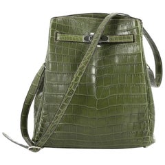 Hermes Vintage Kelly Sport Handbag Niloticus Crocodile 26