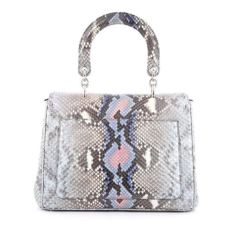 Christian Dior Be Dior Bag Python Medium In Good Condition In NY, NY