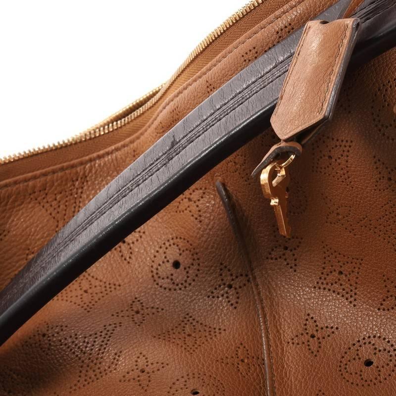 Louis Vuitton Selene Handbag Mahina Leather PM 2
