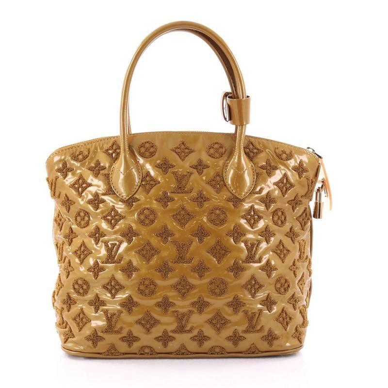 Women's or Men's Louis Vuitton Fascination Lockit Handbag Patent Lambskin