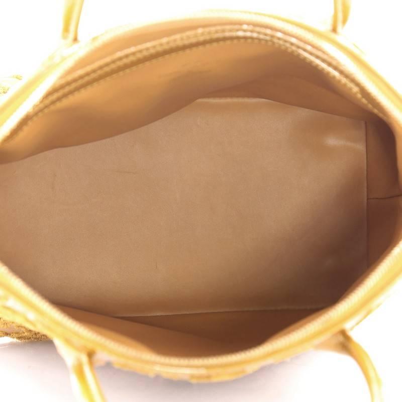 Louis Vuitton Fascination Lockit Handbag Patent Lambskin 2