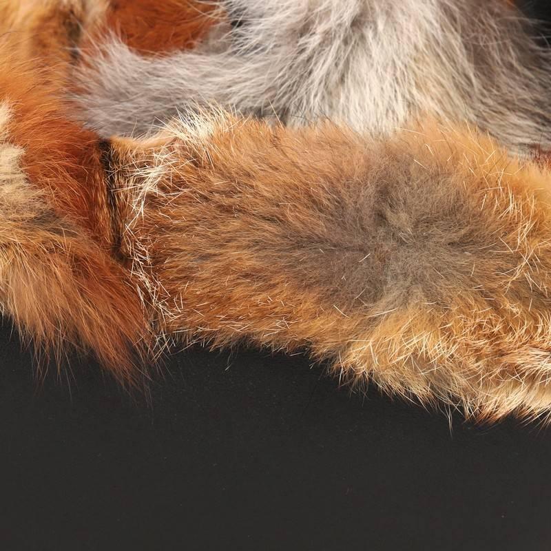 Salvatore Ferragamo Verve Tote Fox Fur and Leather Medium 3