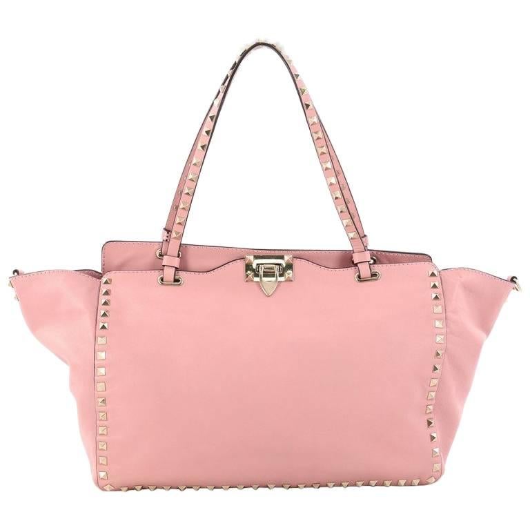 Valentino Rockstud Tote Soft Leather Medium