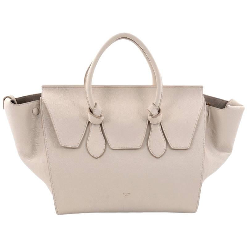 Celine Tie Knot Tote Grainy Leather Medium