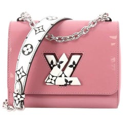 Louis Vuitton Twist Handbag Patent with Limited Edition Reverse Monogram Canvas