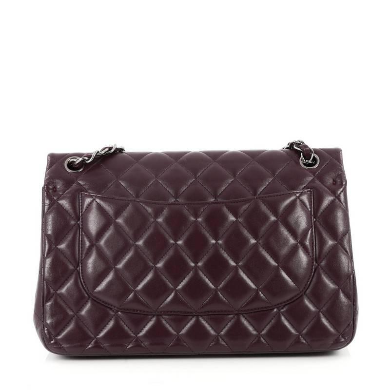 Women's Chanel Classic Double Flap Bag Quilted Lambskin Jumbo