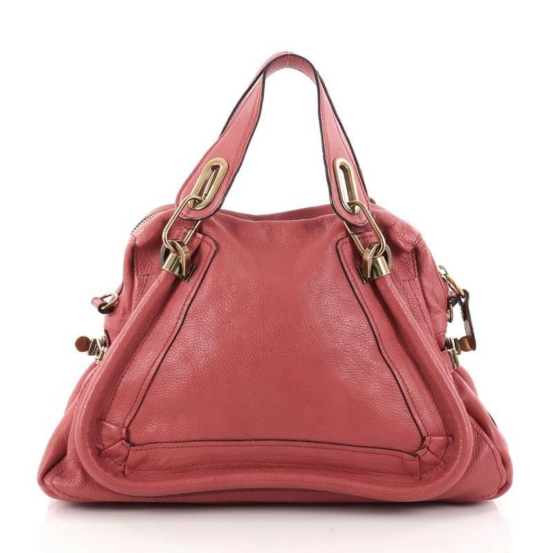 Women's Chloe Paraty Top Handle Bag Leather Medium