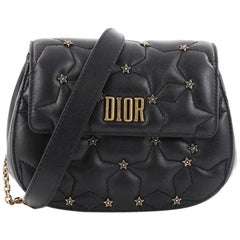 Christian Dior Dio(r)evolution Round Clutch with Chain Studded Leather Small