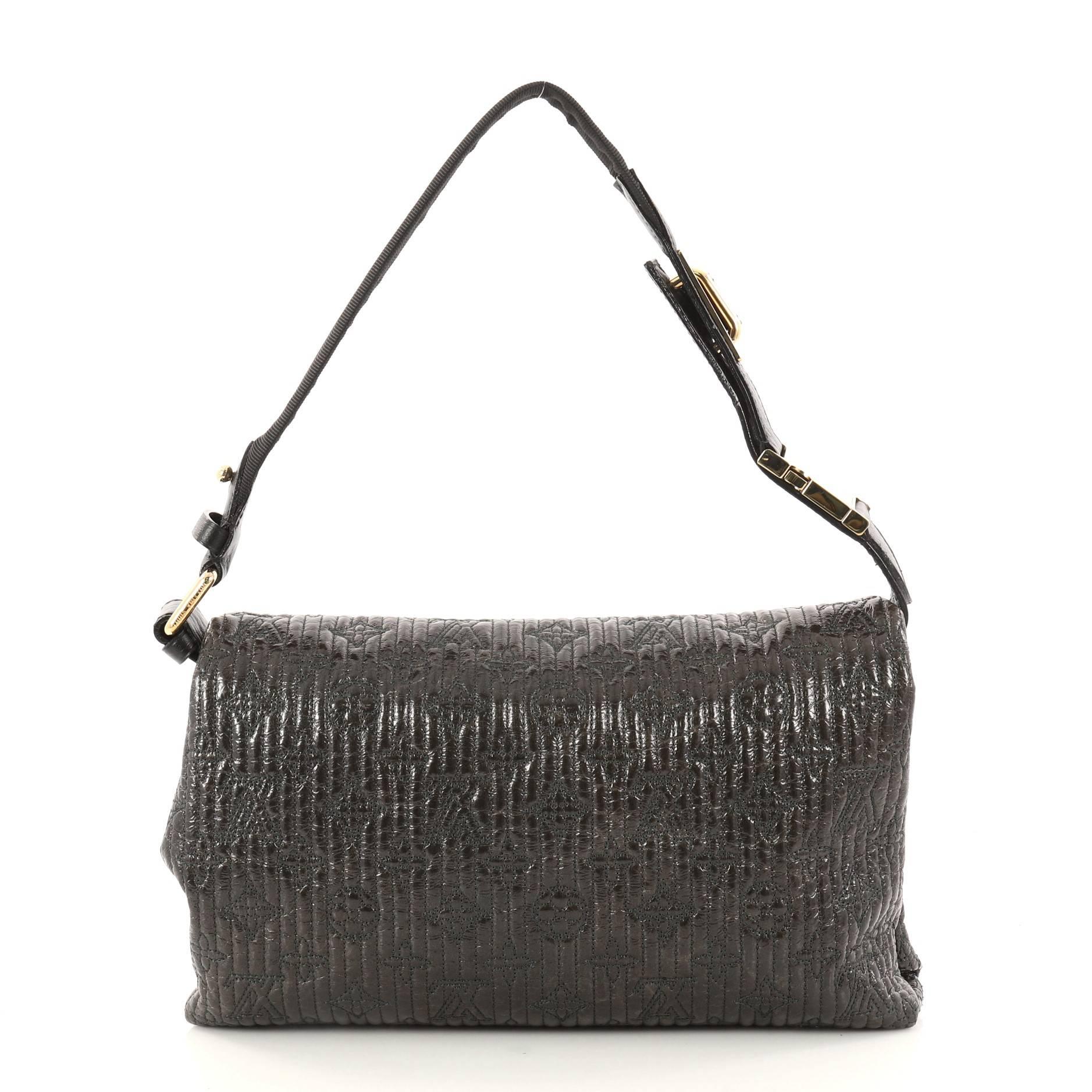 Women's Louis Vuitton Motard Pochette Monogram Quilted Leather