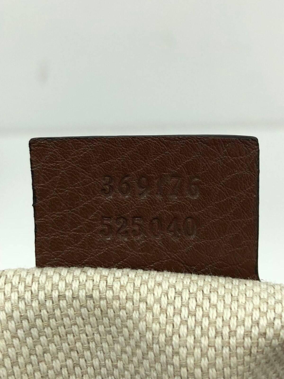 Gucci Soho Convertible Top Handle Bag Denim Small 3