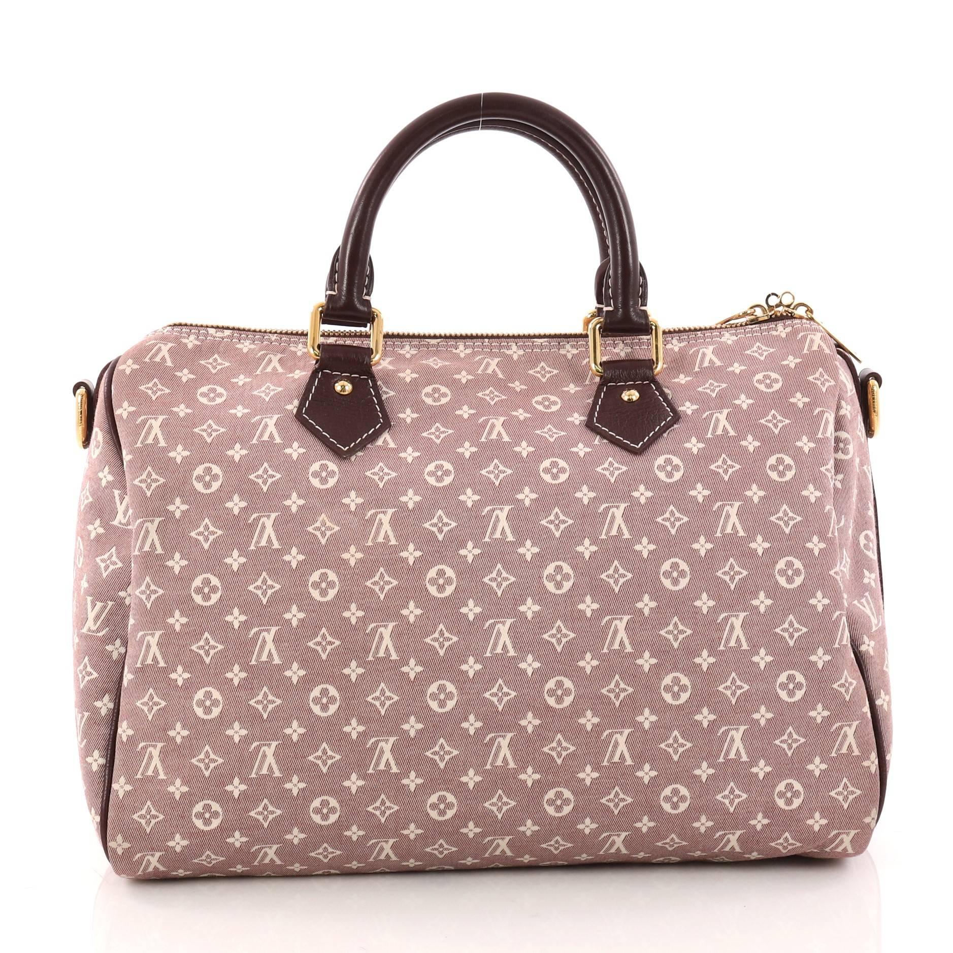 Women's Louis Vuitton Speedy Bandouliere Bag Monogram Idylle 30