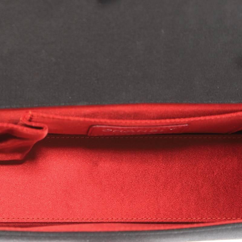 Chanel Turnlock Flap Shoulder Bag Grosgrain East West 2