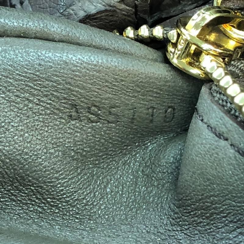 Louis Vuitton Artsy Handbag Monogram Embossed Python MM  3