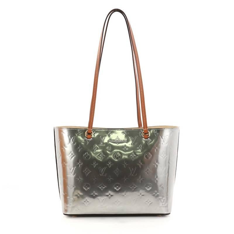 Louis Vuitton Long Beach Tote Monogram Vernis PM In Excellent Condition In NY, NY
