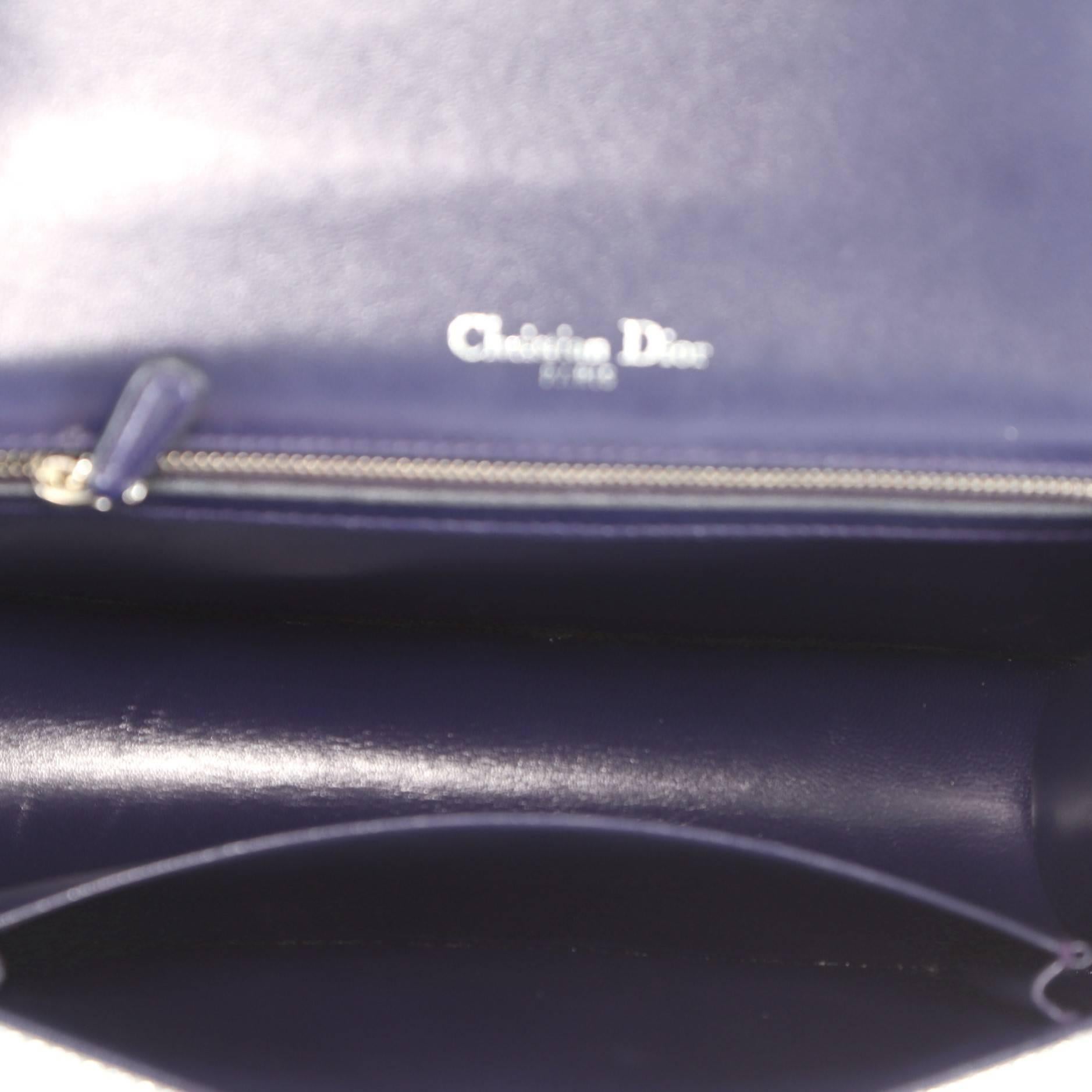 Women's Christian Dior Diorama Flap Bag Ombre Cannage Embossed Calfskin Medium