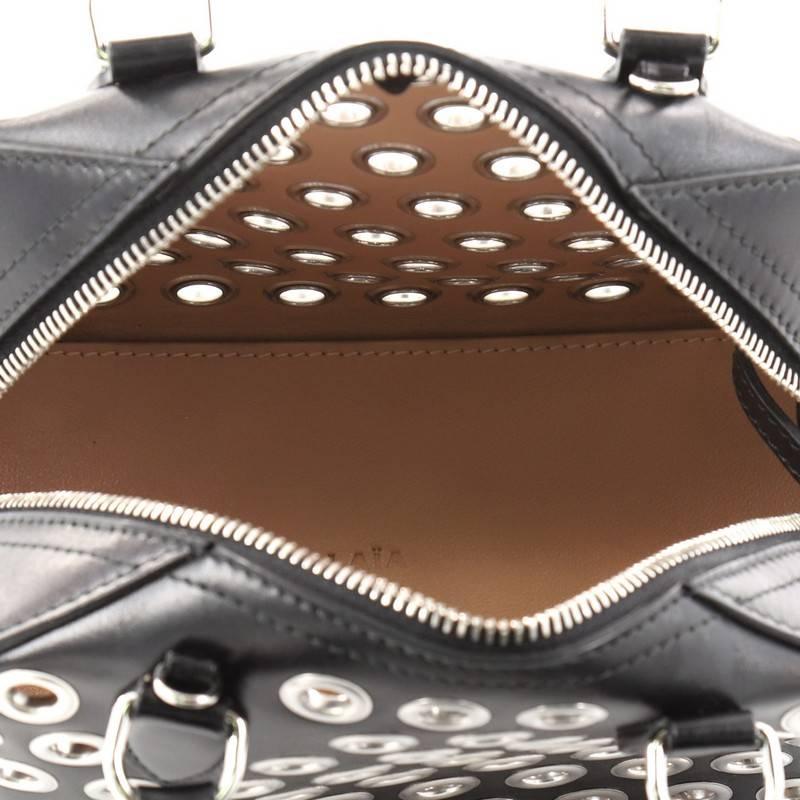 Alaia Zip Around Convertible Satchel Grommet Embellished Leather Mini 2