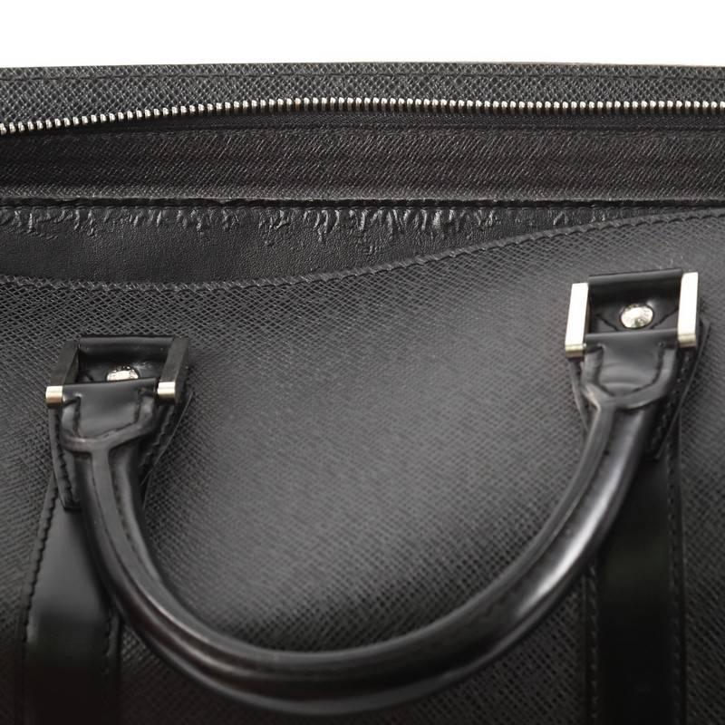 Louis Vuitton Lozan Handbag Taiga Leather 5