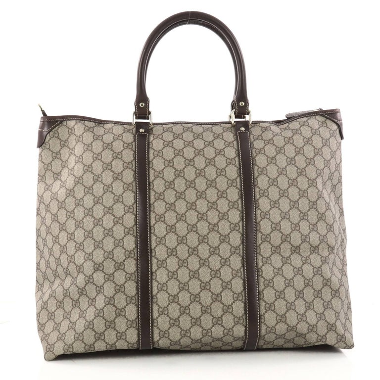 Gucci Joy Zip Top Tote GG Coated Canvas Medium at 1stDibs