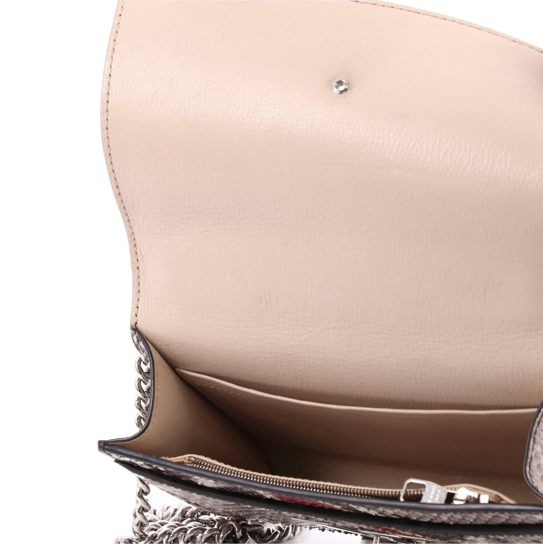 Louis Vuitton - Pochette Louise à chaîne en python GM 2