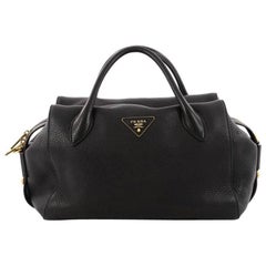 Prada Convertible Top Handle Satchel Vitello Daino Medium